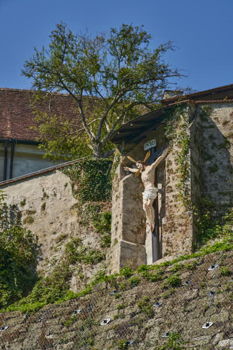 Gemeinde Burghausen Landkreis Altötting Raitenhaslach Marienweg Benediktweg (Dirschl Johann) Deutschland AÖ